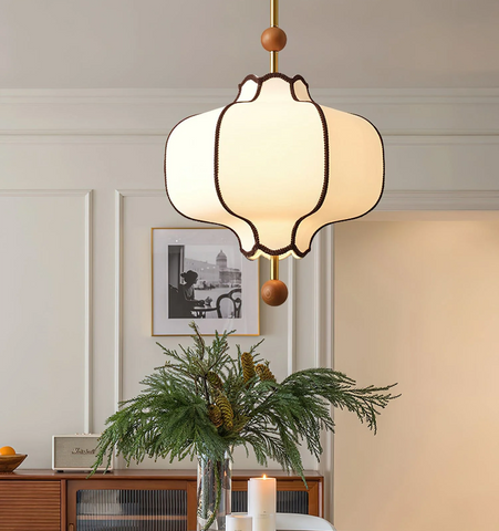 Lantern Fabric Pendant Light