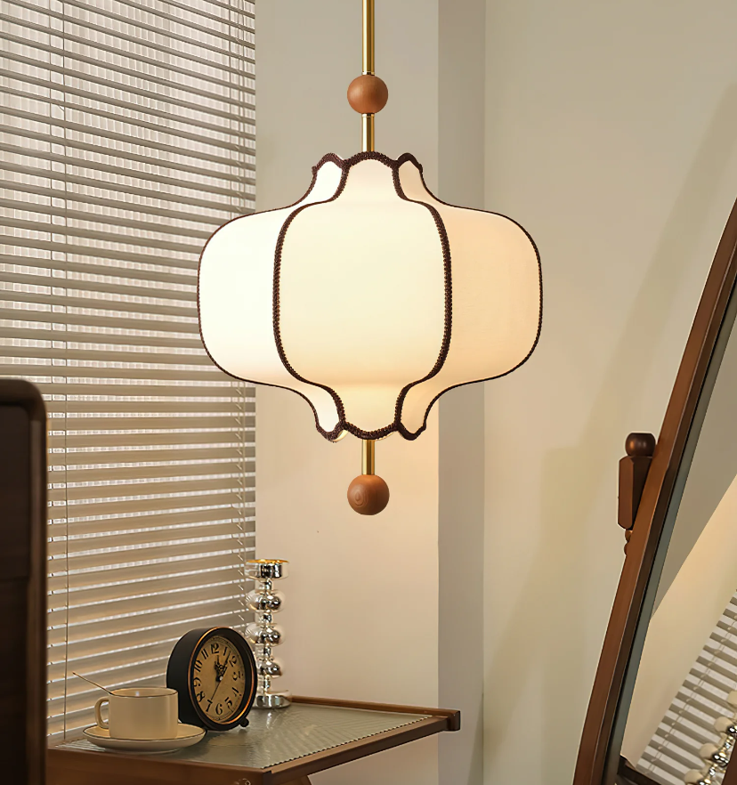 Lantern Fabric Pendant Light