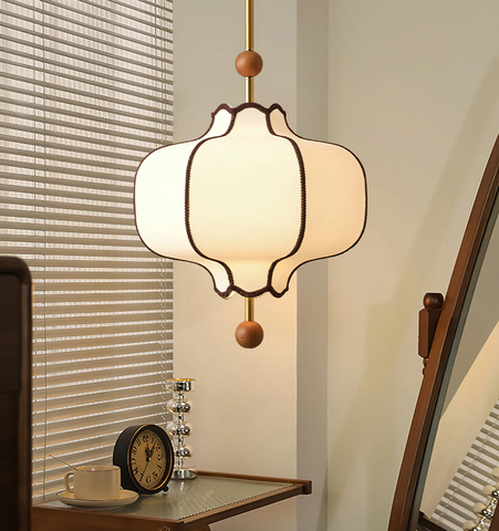 Lantern Fabric Pendant Light