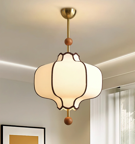 Lantern Fabric Pendant Light