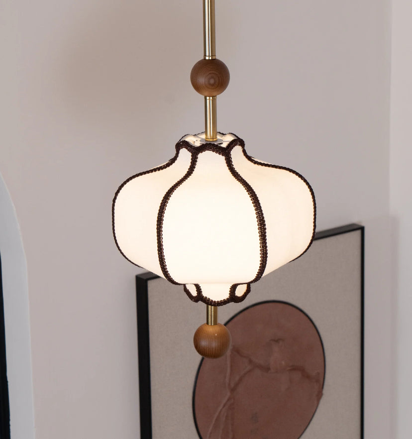 Lantern Fabric Pendant Light