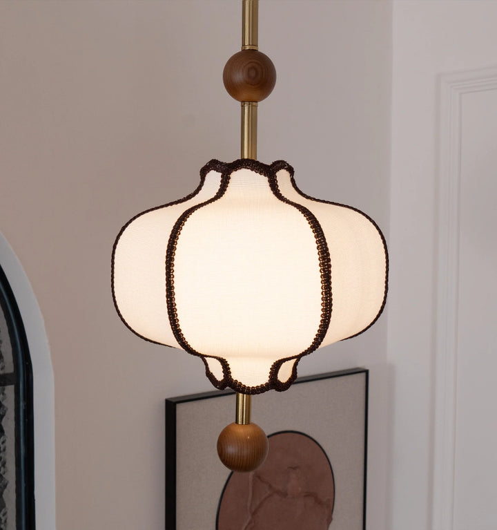 Lantern Fabric Pendant Light