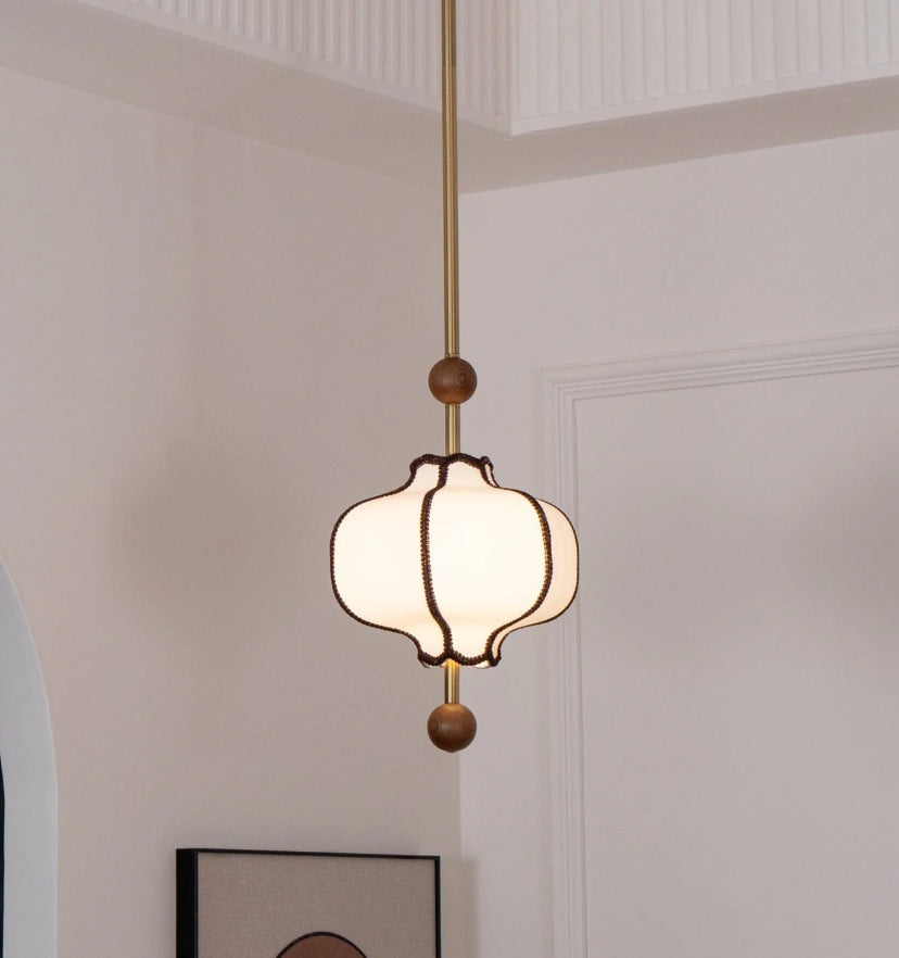 Lantern Fabric Pendant Light