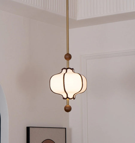 Lantern Fabric Pendant Light
