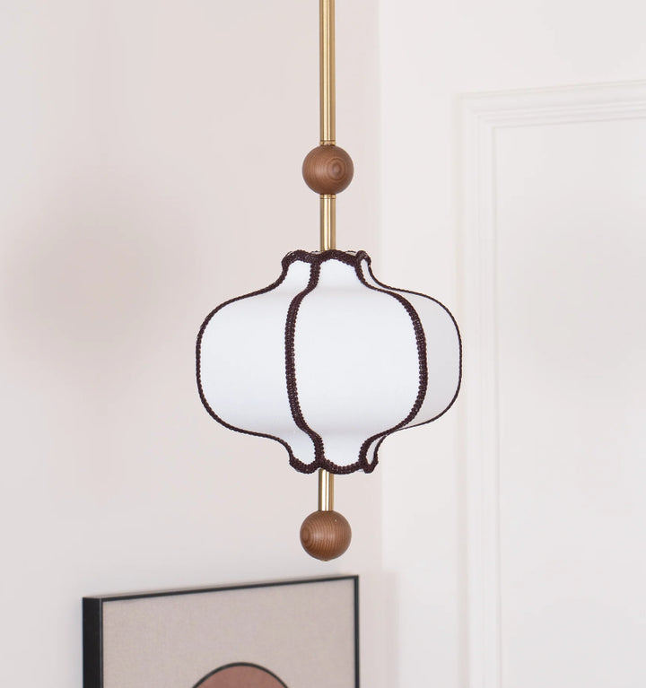 Lantern Fabric Pendant Light