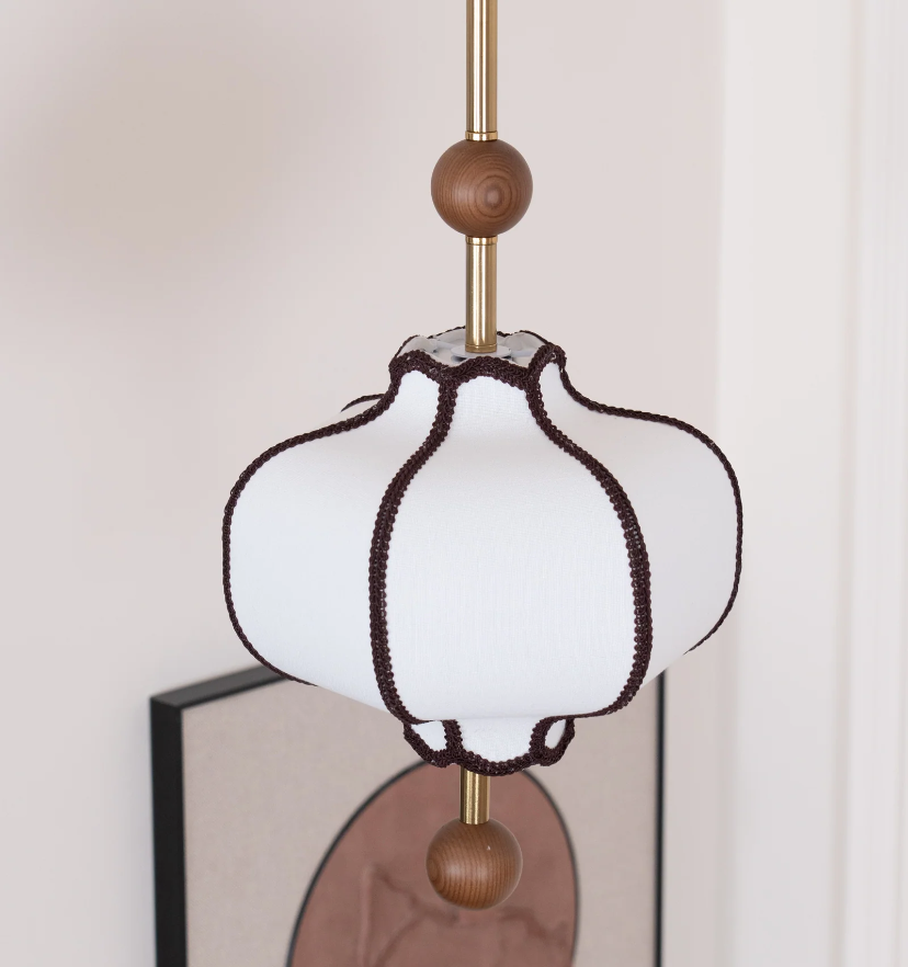 Lantern Fabric Pendant Light