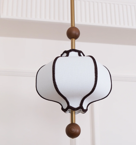 Lantern Fabric Pendant Light