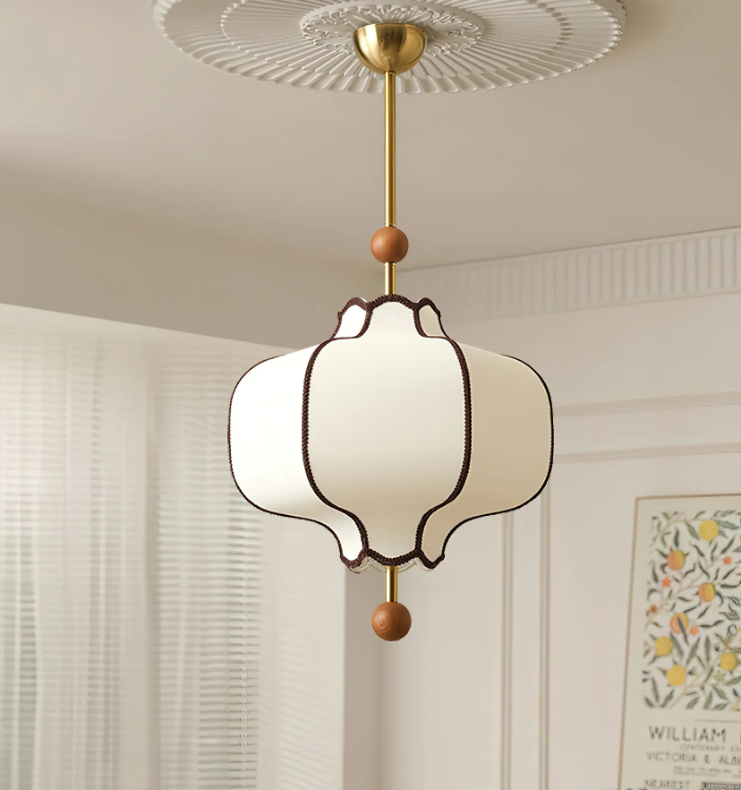 Lantern Fabric Pendant Light