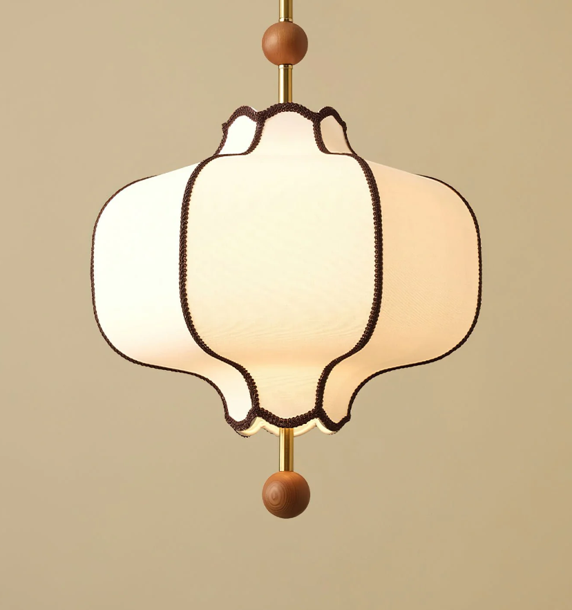 Lantern Fabric Pendant Light