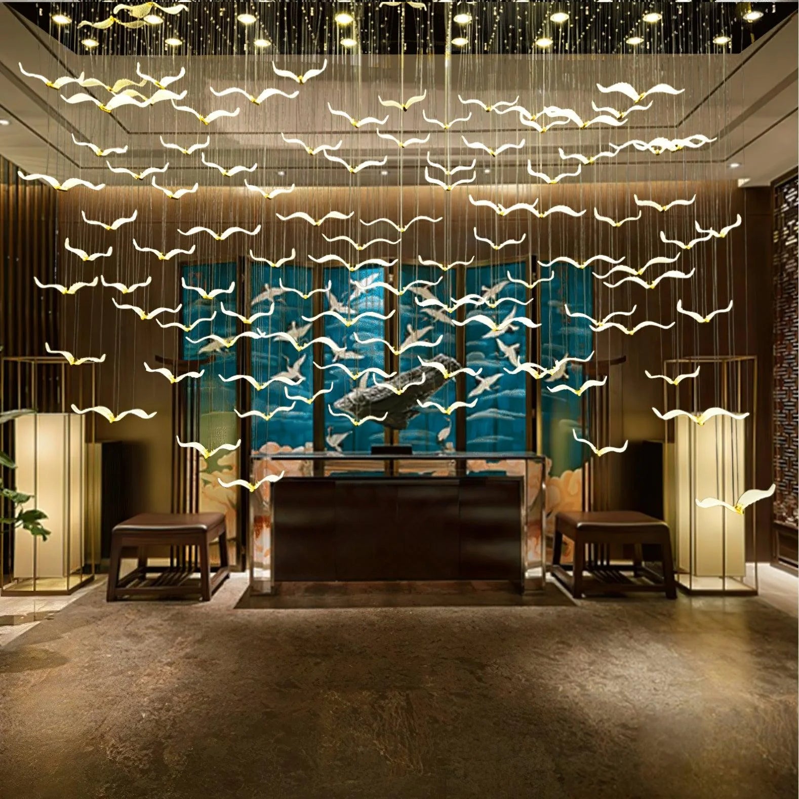 Large Seagull Chandelier - Yiarolight