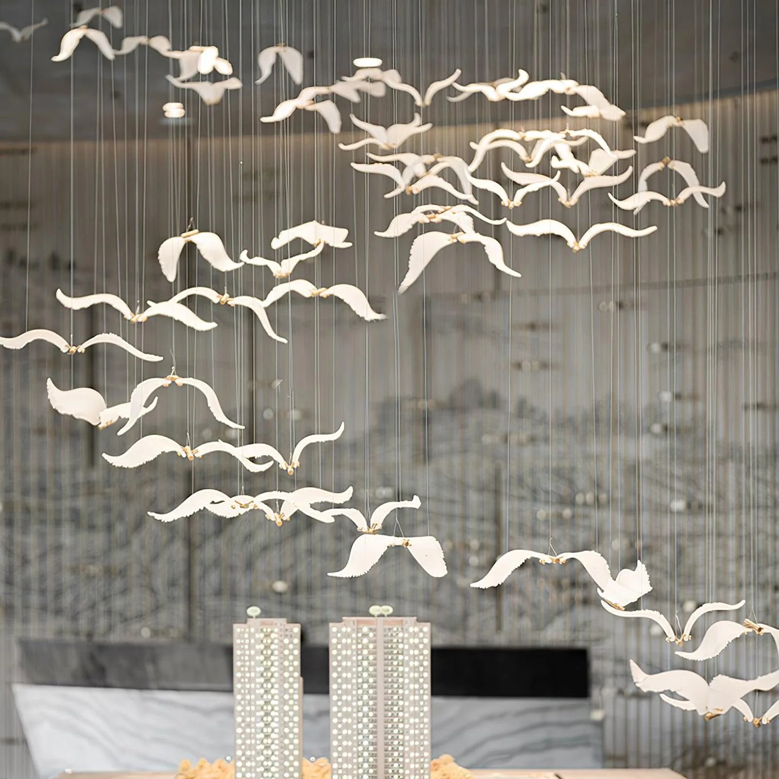 Large Seagull Chandelier - Yiarolight