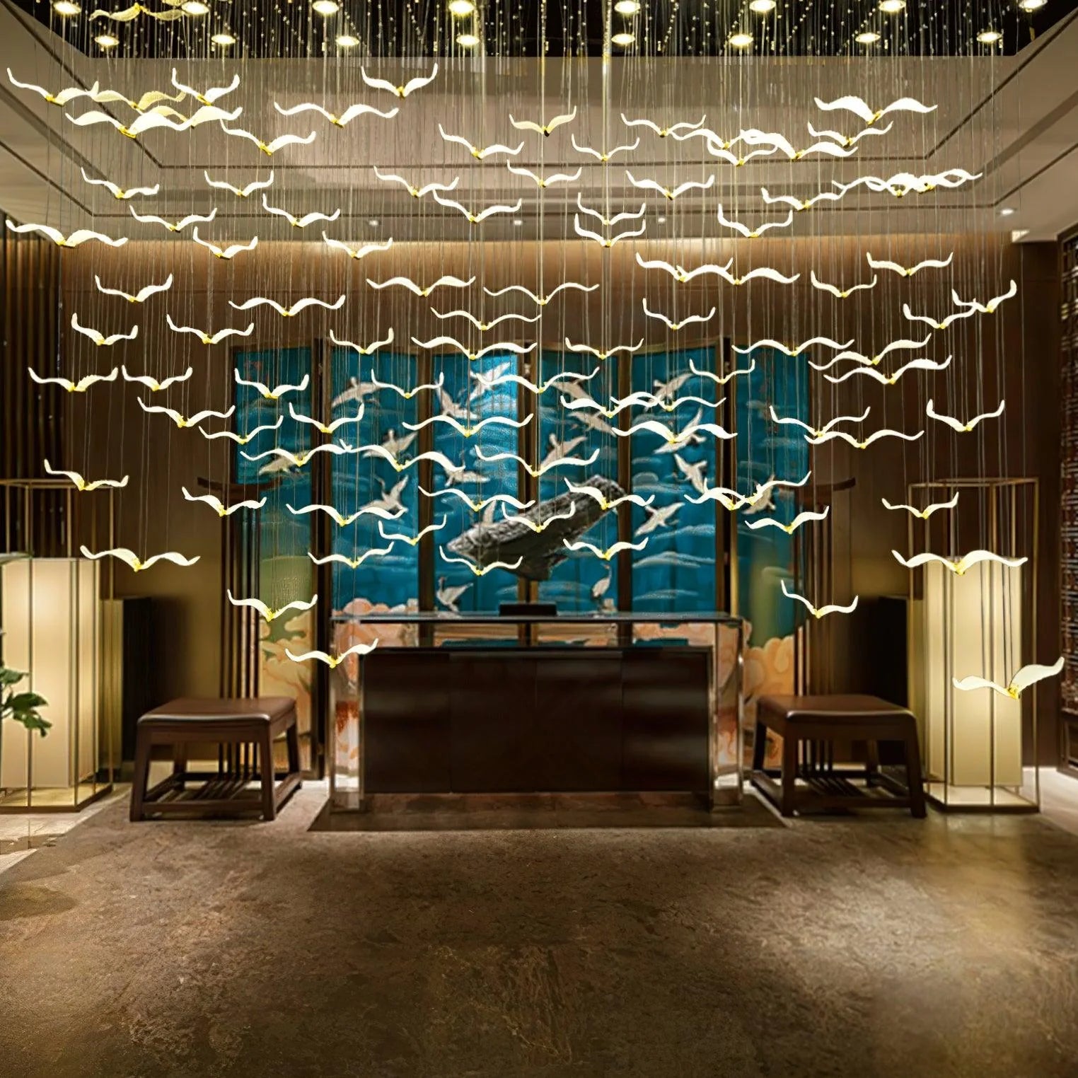 Large Seagull Chandelier - Yiarolight