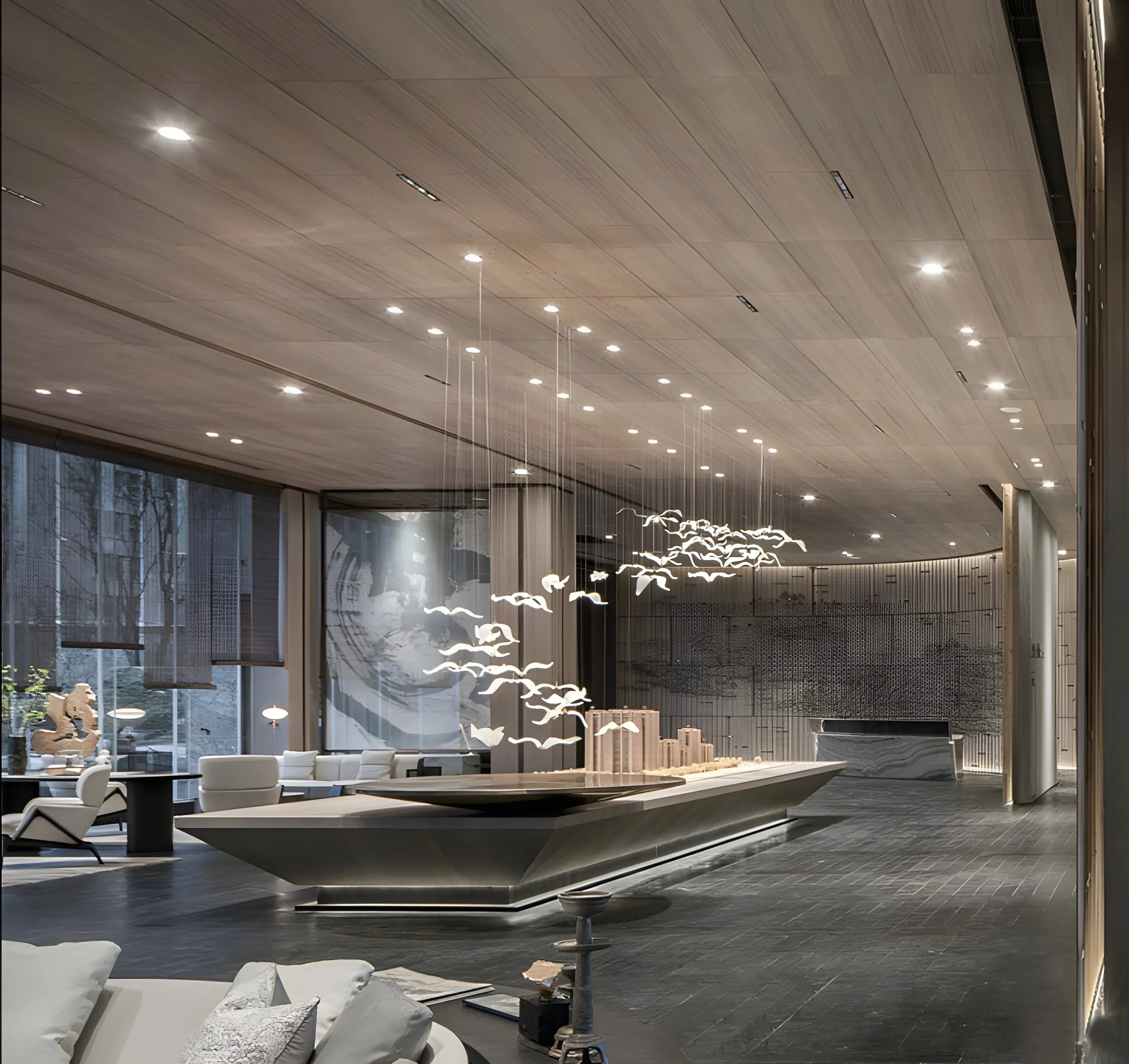 Large Seagull Chandelier - Yiarolight