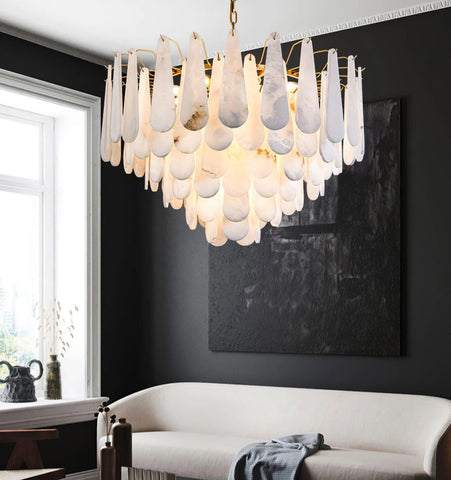Lustre en albâtre Leon