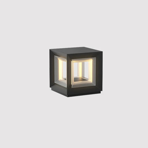 Light Cube Outdoor Post Light - Yiarolight