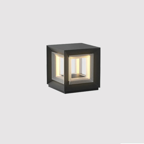 Light Cube Outdoor Post Light - Yiarolight