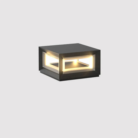 Light Cube Outdoor Post Light - Yiarolight