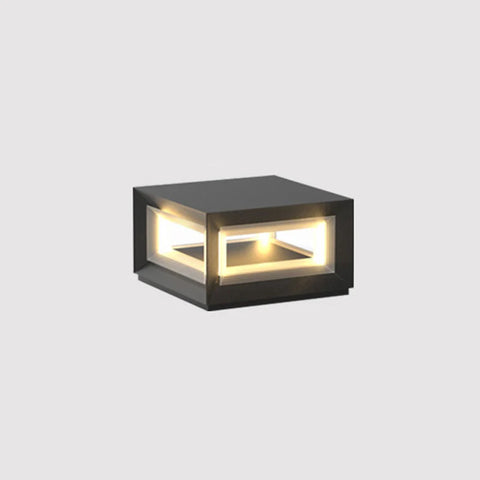 Light Cube Outdoor Post Light - Yiarolight