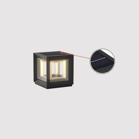 Light Cube Outdoor Post Light - Yiarolight