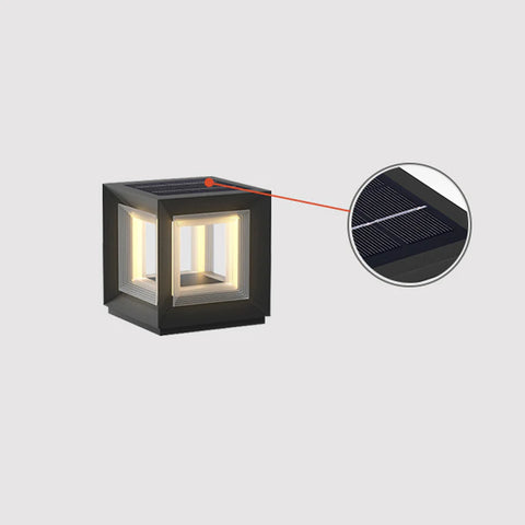 Light Cube Outdoor Post Light - Yiarolight