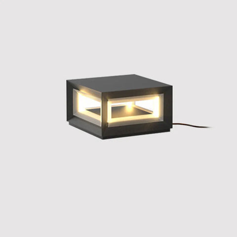Light Cube Outdoor Post Light - Yiarolight