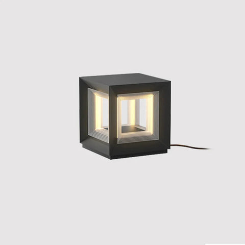 Light Cube Outdoor Post Light - Yiarolight