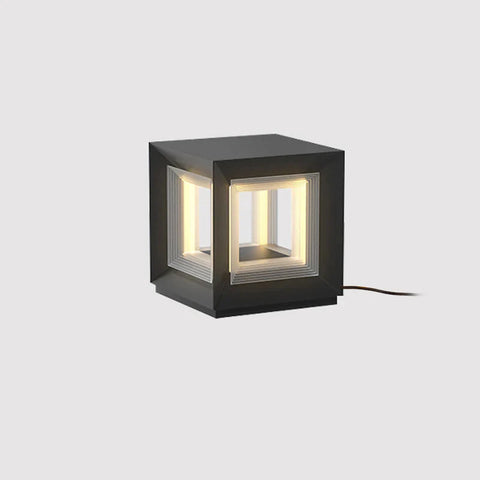 Light Cube Outdoor Post Light - Yiarolight