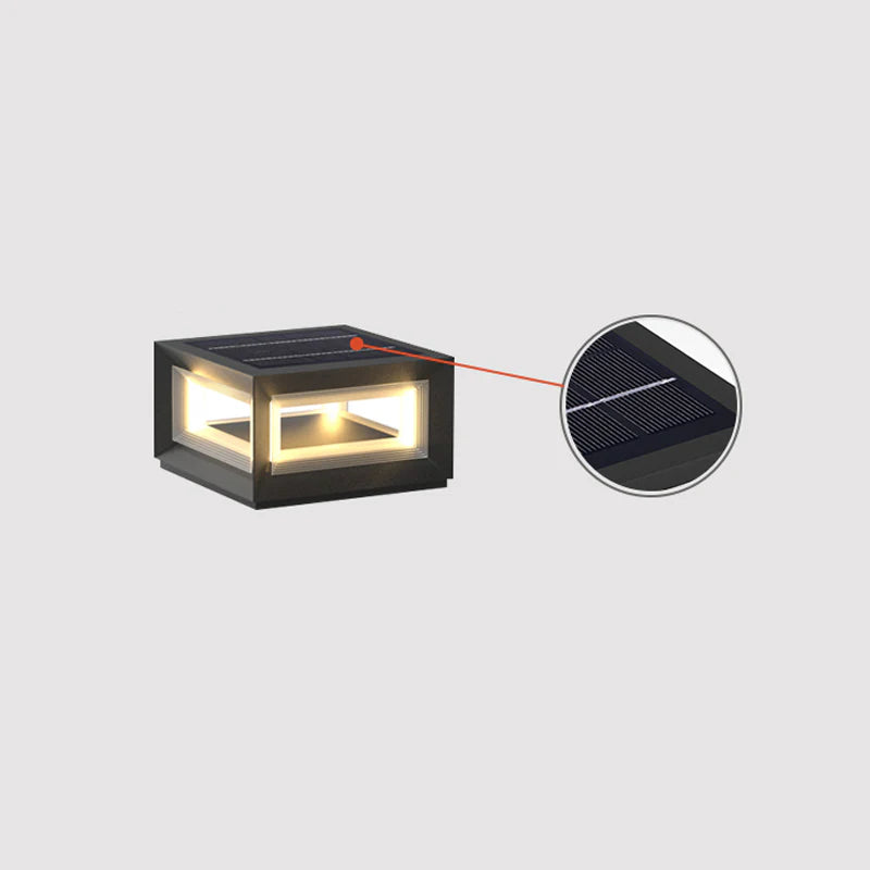 Light Cube Outdoor Post Light - Yiarolight