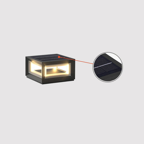 Light Cube Outdoor Post Light - Yiarolight