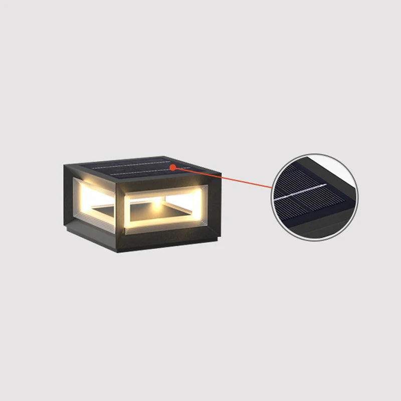 Light Cube Outdoor Post Light - Yiarolight