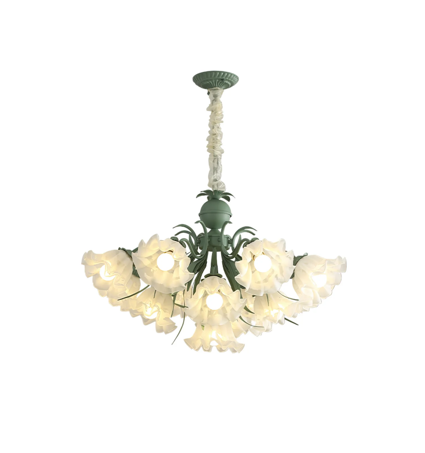 Lily of the Valley Flower Chandelier