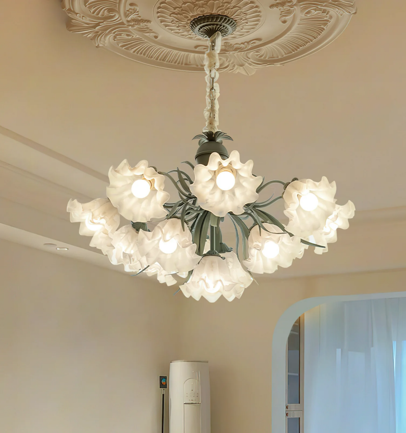 Lily of the Valley Flower Chandelier