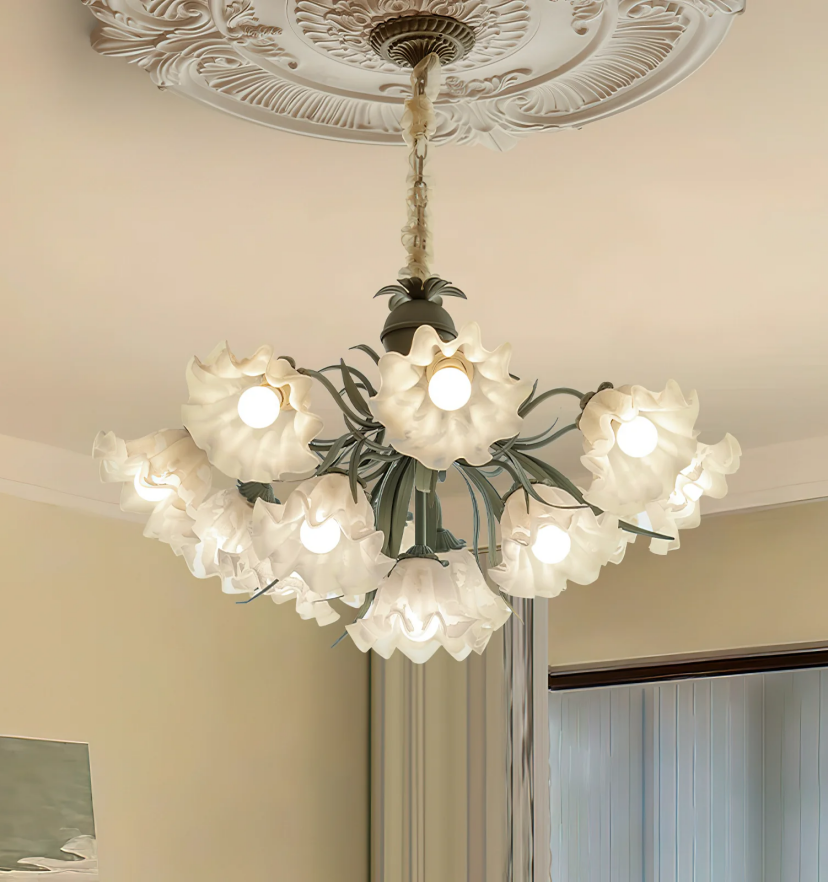 Lily of the Valley Flower Chandelier
