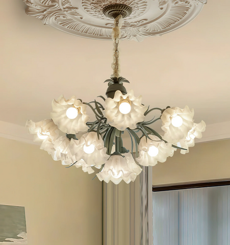 Lily of the Valley Flower Chandelier