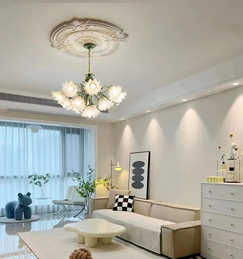 Lily of the Valley Flower Chandelier