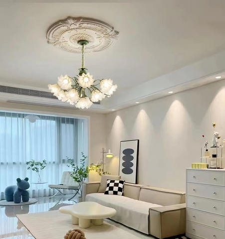 Lily of the Valley Flower Chandelier