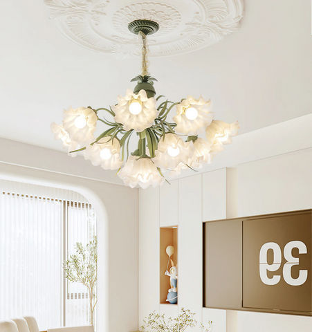 Lily of the Valley Flower Chandelier