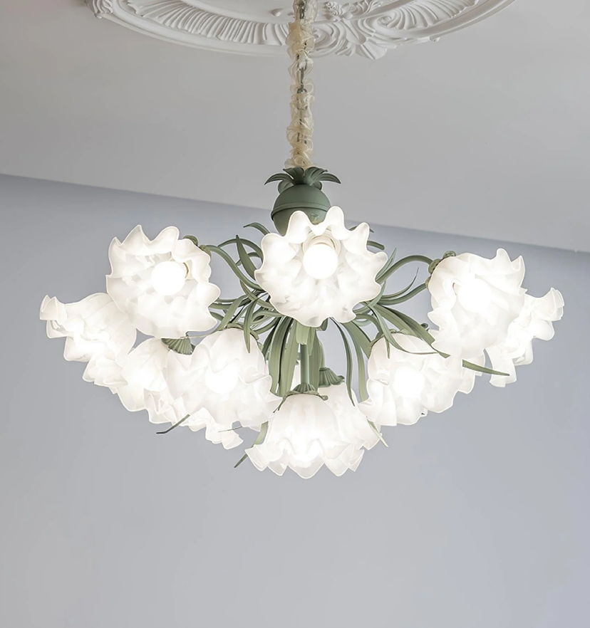 Lily of the Valley Flower Chandelier