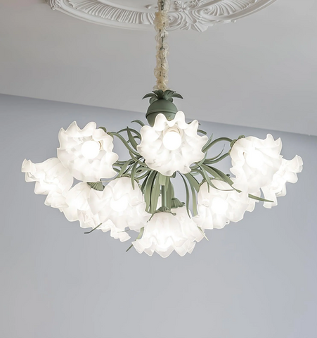 Lily of the Valley Flower Chandelier