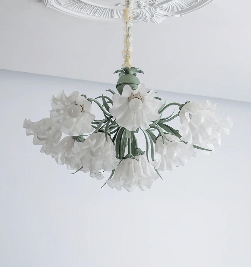 Lily of the Valley Flower Chandelier