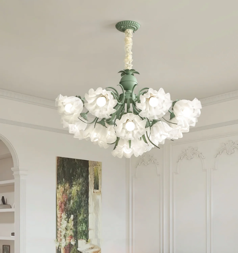 Lily of the Valley Flower Chandelier