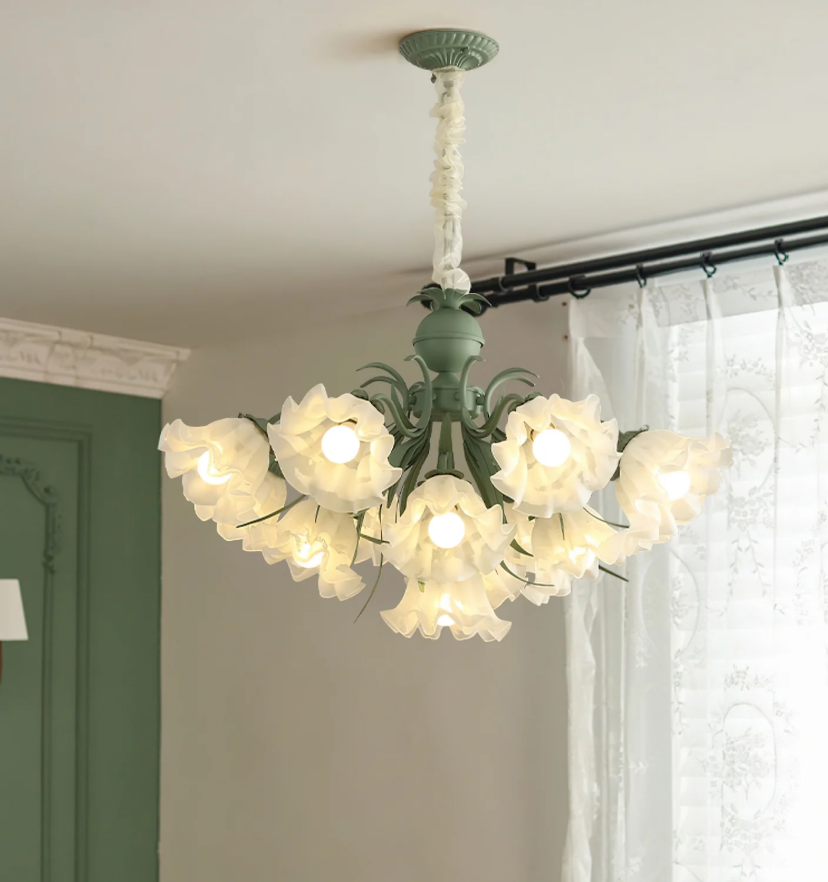 Lily of the Valley Flower Chandelier