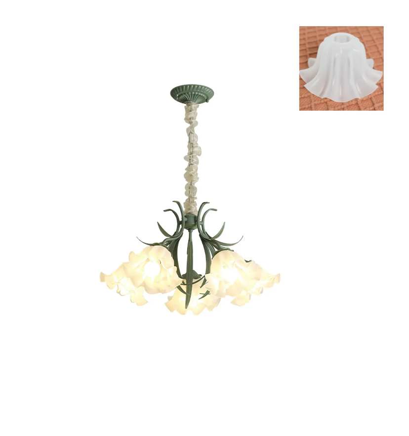 Lily of the Valley Flower Chandelier