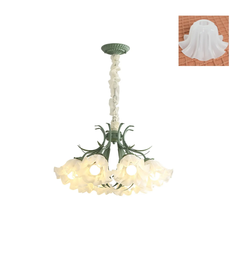 Lily of the Valley Flower Chandelier