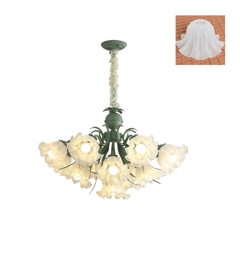Lily of the Valley Flower Chandelier