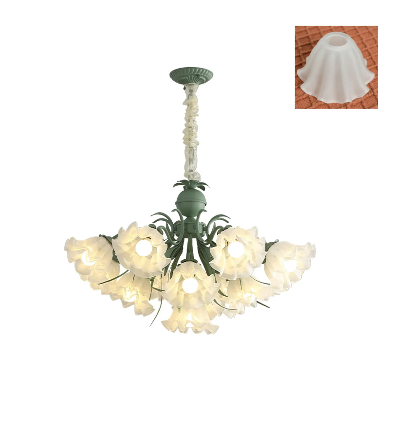 Lily of the Valley Flower Chandelier