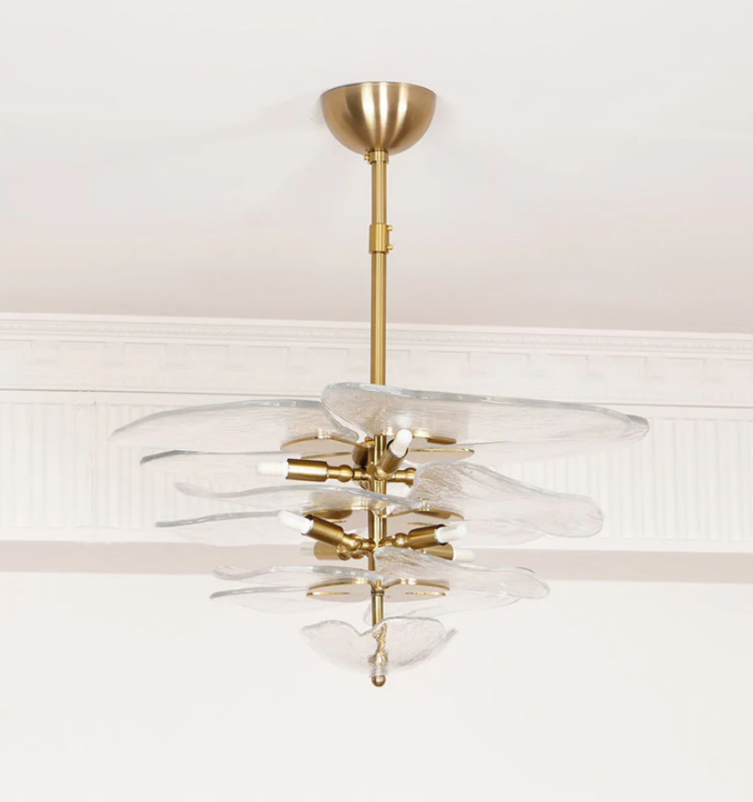 Lilypad Glass Chandelier