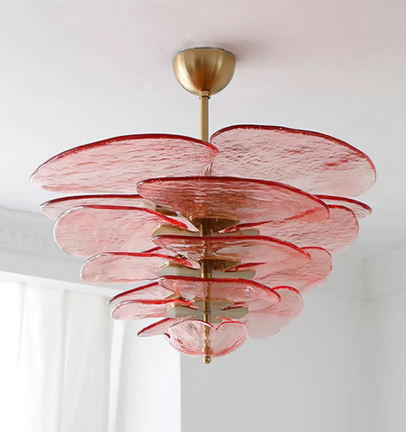 Lilypad Glass Chandelier