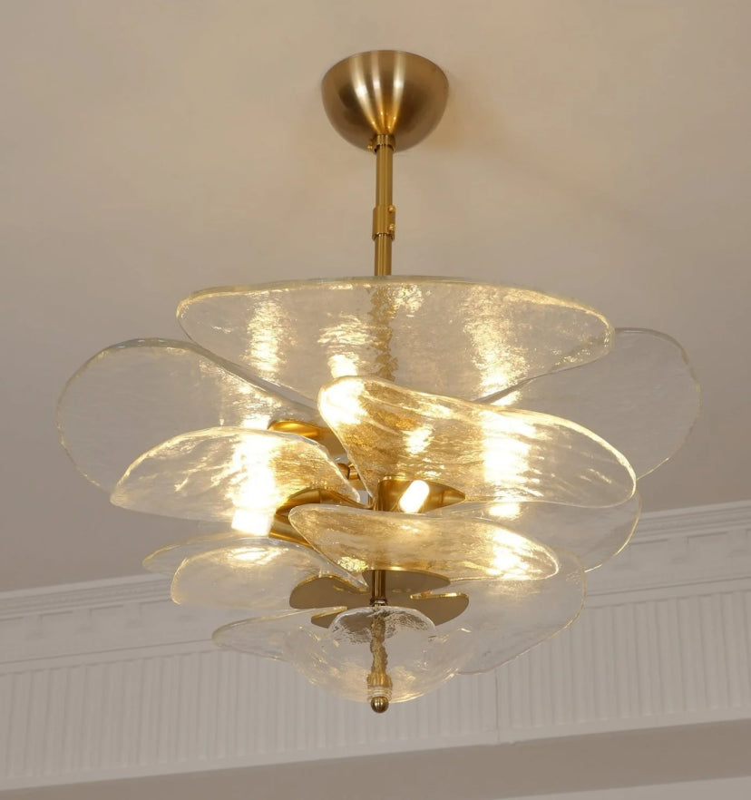 Lilypad Glass Chandelier