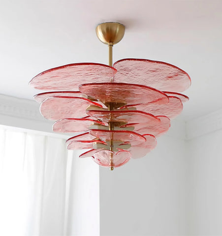 Lilypad Glass Chandelier